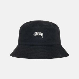 Stussy Black Bucket Hat